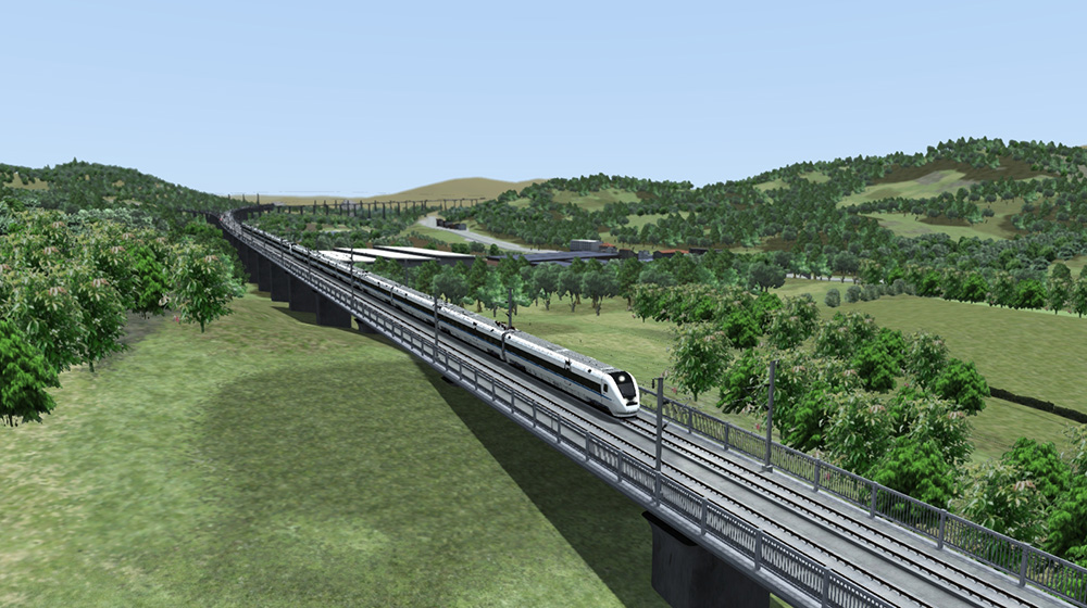 Southwest China High Speed Rail Network